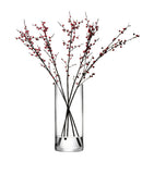 LSA International tall glass column vase 42cm, UK version