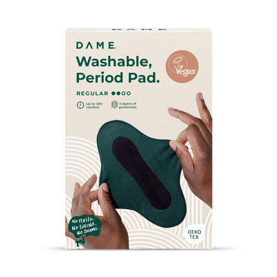 DAME Regular Washable Period Pad Reusable Cotton Liner