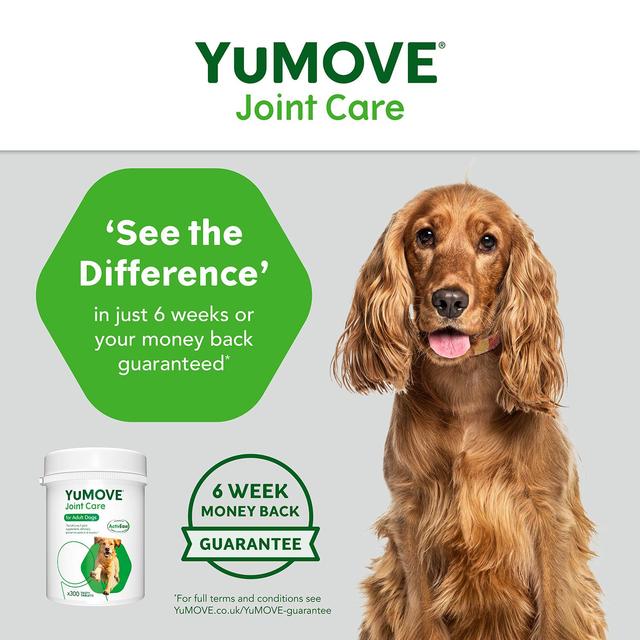 YuMOVE Dog Triple Action Joint Supplement 300 per pack GOODS M&S