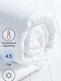 Temperature regulating 4.5 tog duvet (British brand)