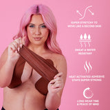 Perky Pear Breast Tape Brown, imported from the UK