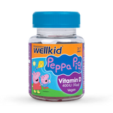Vitabiotics Wellkid Peppa Pig Strawberry Vitamin D Jellies 30 Pack