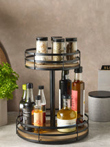 Black Bronx Rotating Spice Rack