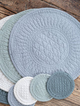 Mary Berry Grey Signature Cotton Placemat 32.5cm