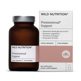 Wild Nutrition Food Grown Premenstrual Support Women 60 Capsules