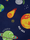 Catherine Lansfield Blue Lost In Space Reversible Duvet Cover Set - British product