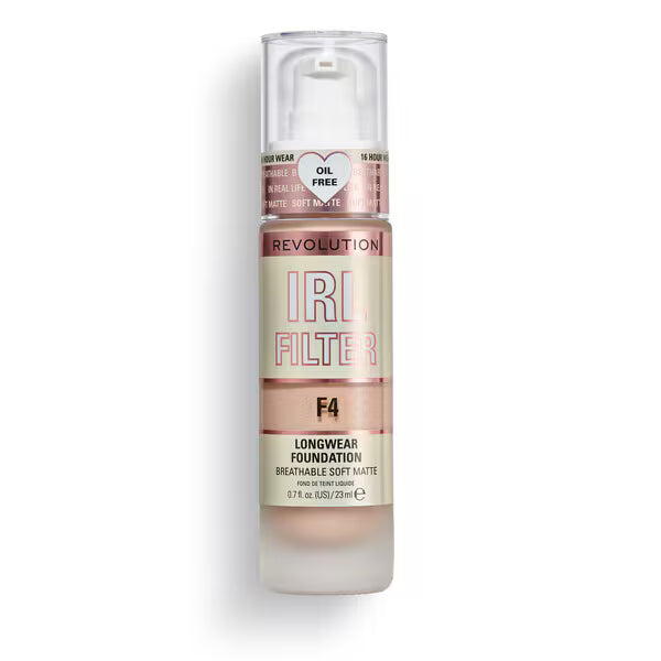 Revolution IRL Filter Foundation F4, imported from the UK
