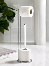 Chrome Wire Toilet Roll Holder for 4 Rolls