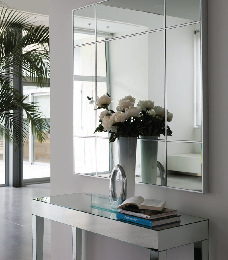 Ash Wood Mirror with Clean Lines for Modern Living Space