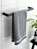 Moderna black large towel rail - British product