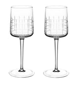 Christofle Graphik Crystal Water Goblets Set of 2 (240ml)