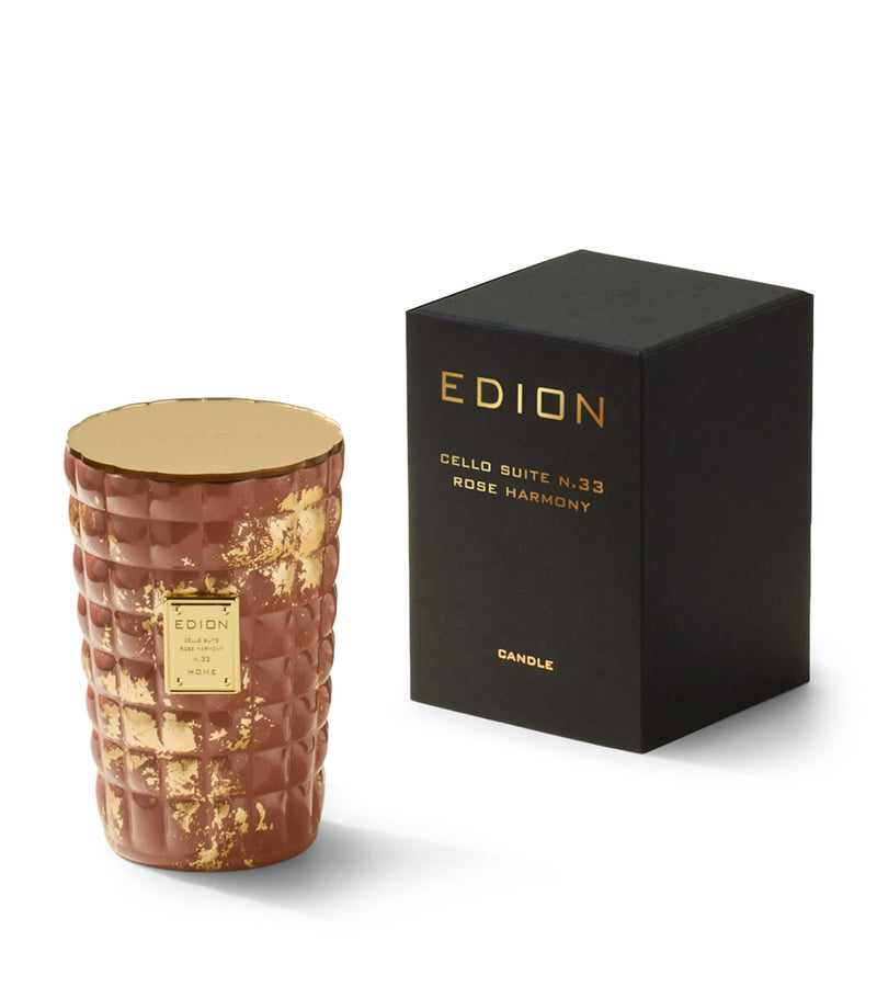 EDION Rose Harmony candle 500g - British product