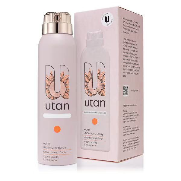 utan Warm Undertone Spray instant airbrush 75ml, imported from the UK
