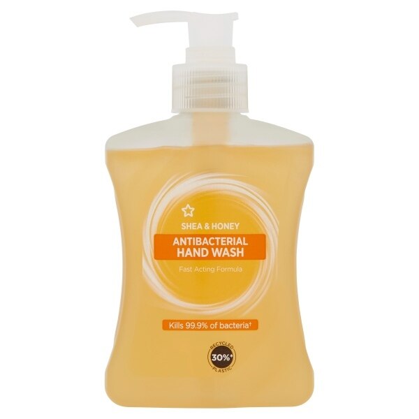 Superdrug Antibacterial Nourish Honey & Shea Handwash 250ml GOODS Superdrug