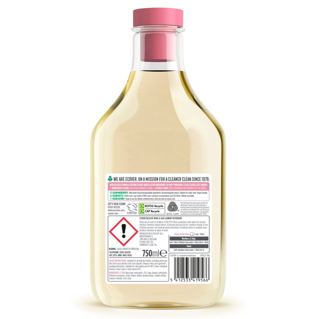 Ecover Delicate Laundry Liquid 16 Washes 750ml - McGrocer