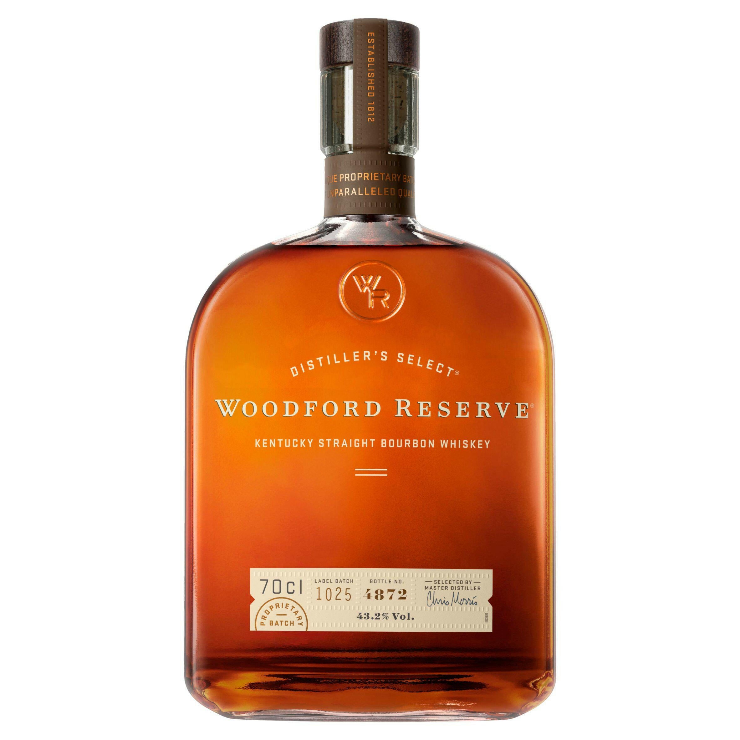Woodford Reserve Bourbon Whiskey 70cl All spirits & liqueurs Sainsburys