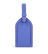 Smythson Calfskin Panama Luggage Tag