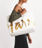 Harrods Large Cotton Logo Tote Bag