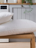 Spundown medium firm white pillow standard size 74x48cm (British brand)