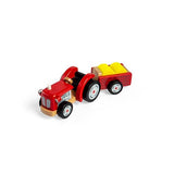 Tidlo Wooden Tractor & Trailer Toy GOODS Superdrug