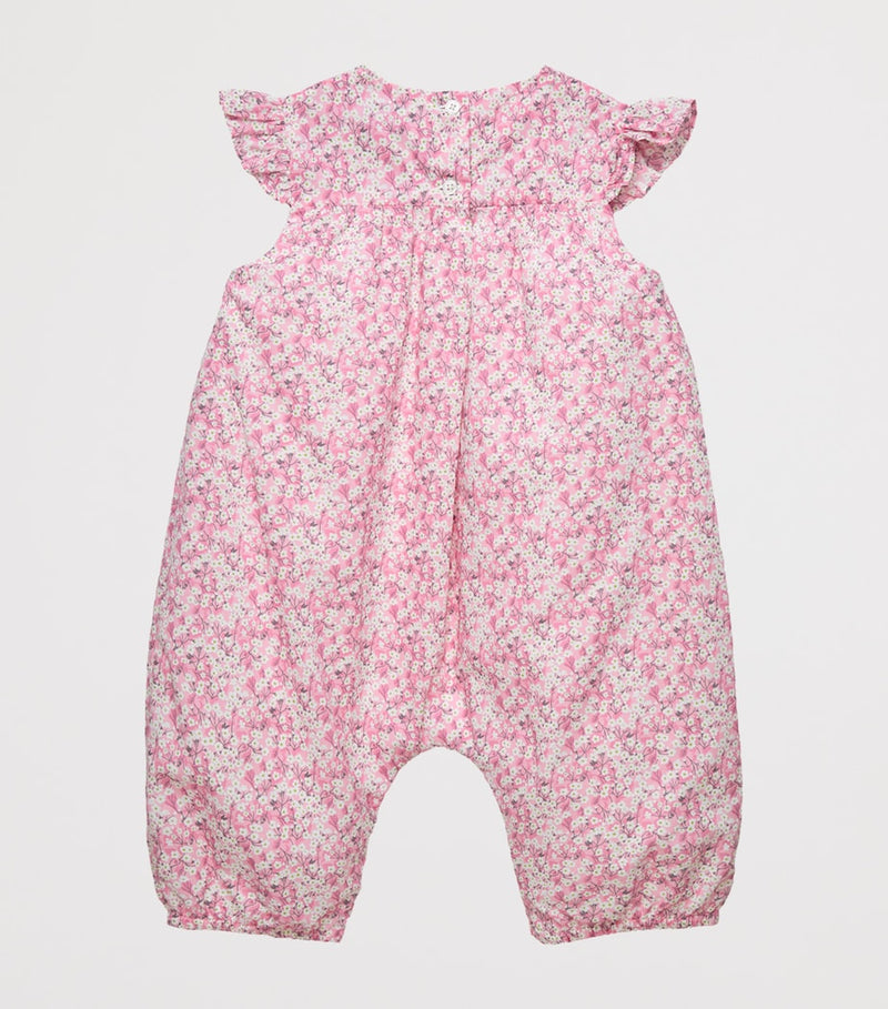 Trotters cotton Liberty print playsuit for infants 3-24 months (British brand)