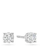 Boodles Platinum and Diamond Classic Stud Earrings