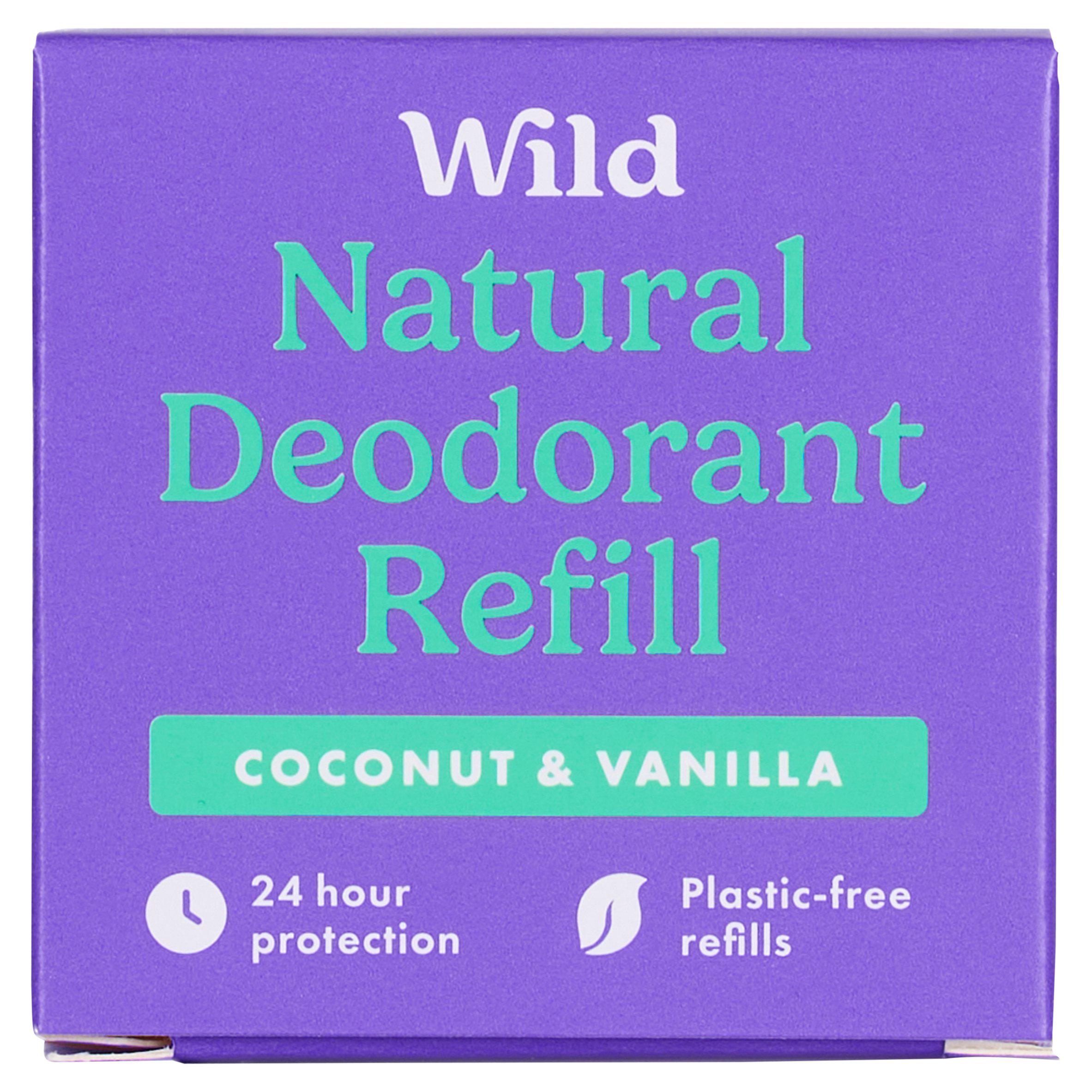 Wild Coconut & Vanilla Natural Deodorant Refill 40g deodorants & body sprays Sainsburys