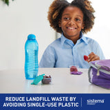 Sistema Twist 'n' Sip Squeeze Sports Water Bottle (British brand)