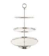 Greggio Silver-Plated Georgian 3-Tier Cake Stand