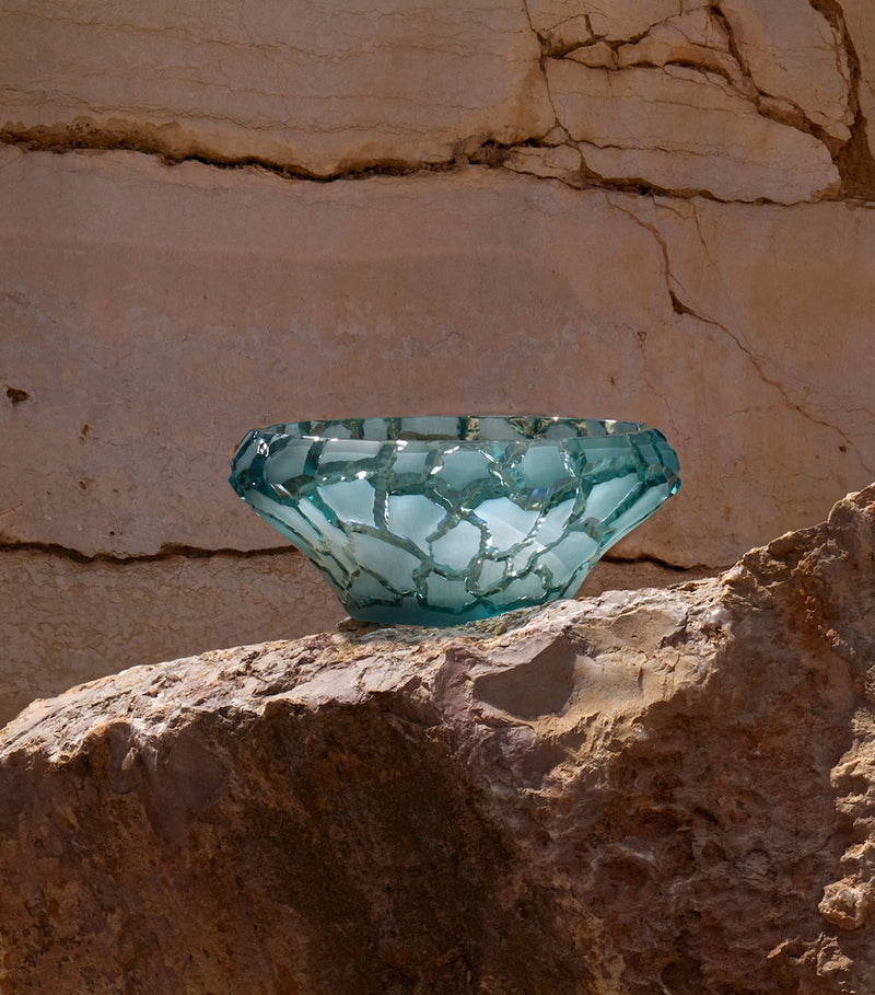 Lalique Crystal Caldera Bowl (30cm)