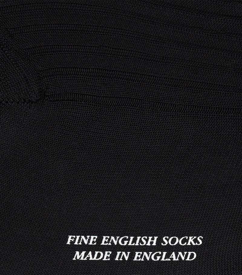 Pantherella Silk Baffin Over-the-Knee Socks, imported from the UK