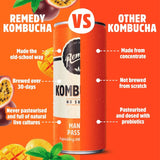 Remedy Kombucha Mango Passion Multipack 4 x 330ml - McGrocer