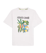 Roberto Cavalli Cotton Tropical Logo Kids T-Shirt (4-14 Years)