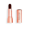 Revolution Satin Kiss lipstick TGFI dark red brown, imported from the UK