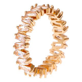 Superdrug Cubic Zirconia Trio Baguette Ring Medium GOODS Superdrug