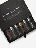 Men's fragrance discovery set of 6 10ml and 5ml bottles (British brand)