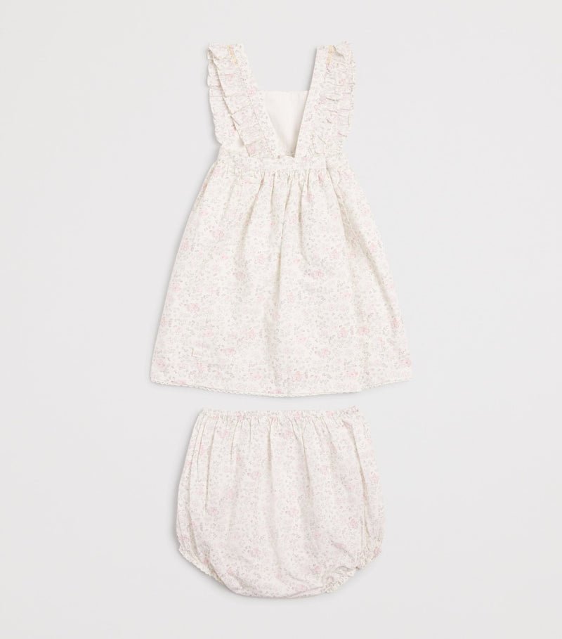 Marie-Chantal Cleo Athena frill baby dress 3-24 months, imported from the UK
