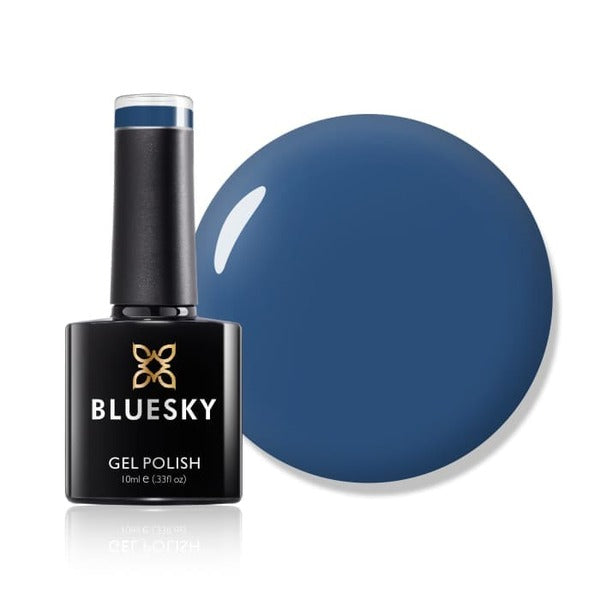 Bluesky gel polish Blue Rapture (British brand)