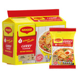 Maggi 2 Minute Curry Flavour Noodles 5 x 79g packet, imported from the UK