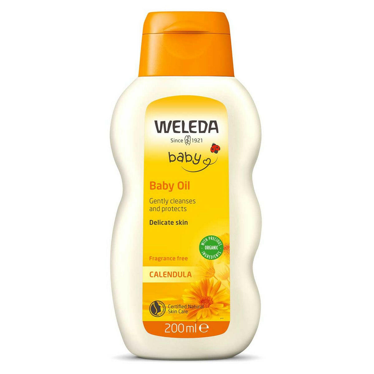 Weleda Calendula Baby Oil 200ml Natural Mother & Baby Care Boots