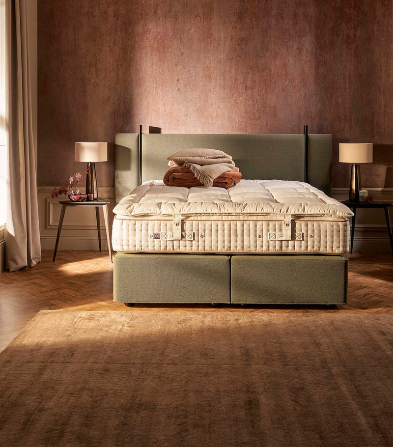 Vispring Opulence mattress topper 150cm x 200cm (British brand)