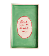 Laetitia Rouget Love Me or Leave Me Ceramic Trinket Tray 19cm