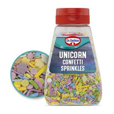 Dr. Oetker Unicorn Confetti Sprinkles 110g - British product