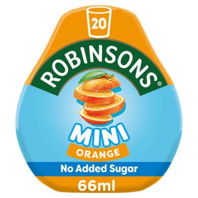 Robinsons orange squash 66ml, imported from the UK