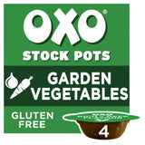 Oxo Garden Vegetables with Parsley & Garlic Stock Pots Vegetable Stock 4 x 20g