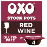 OXO red wine stock pots 4 x 20g, imported from the UK
