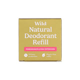 WILD Pomegranate & Pink Peppercorn Natural Deodorant Refill 40g - McGrocer