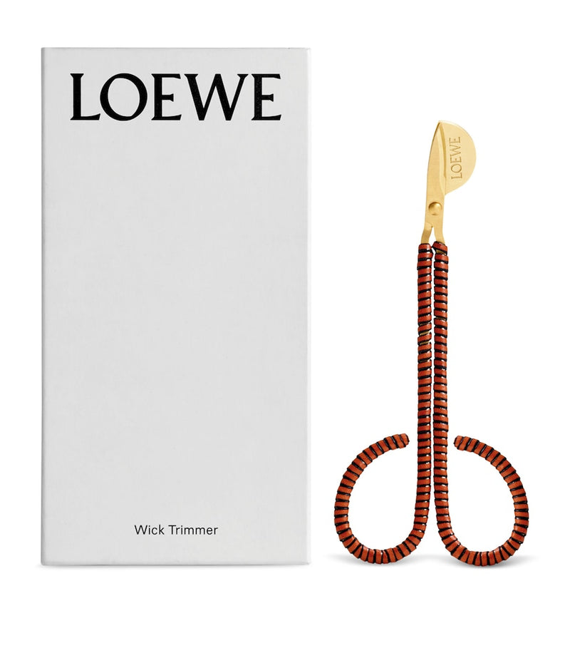 LOEWE brass-leather wick trimmer, UK version