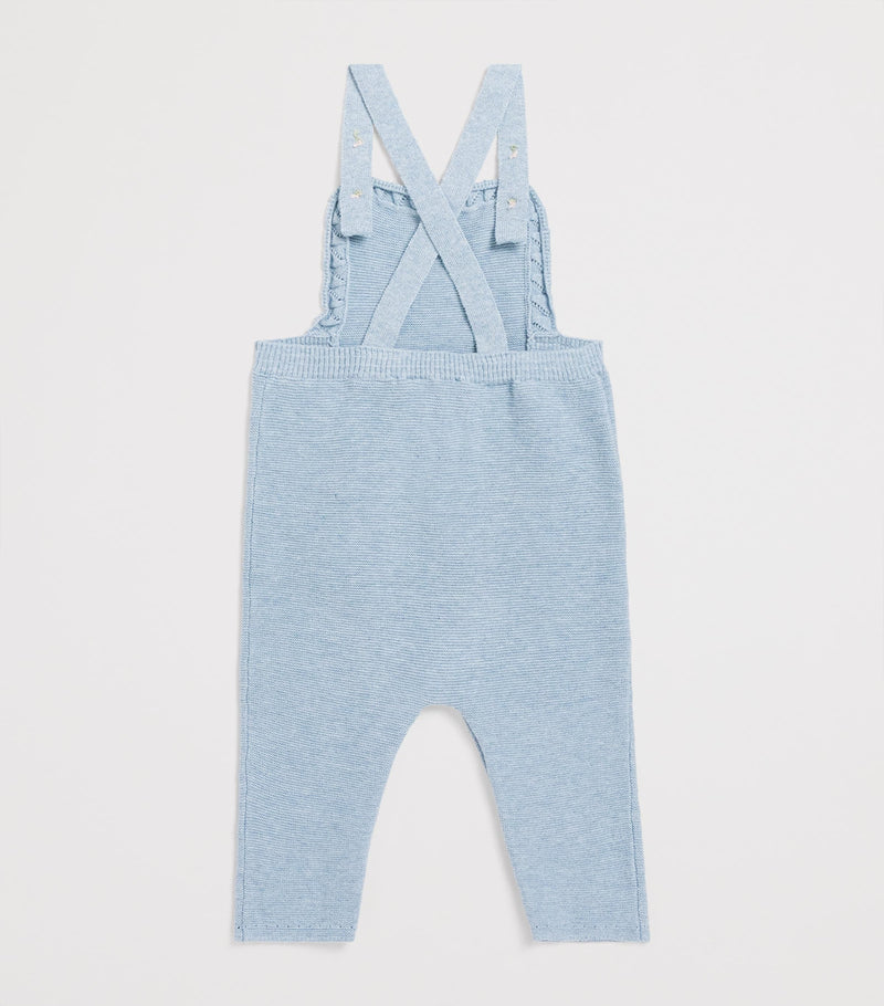 Tartine et Chocolat cotton knitted baby dungarees 0-24 months (British brand)