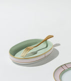 GINORI 1735 porcelain pickle dish verde 21.5cm, UK version